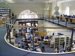 Interior of converted church